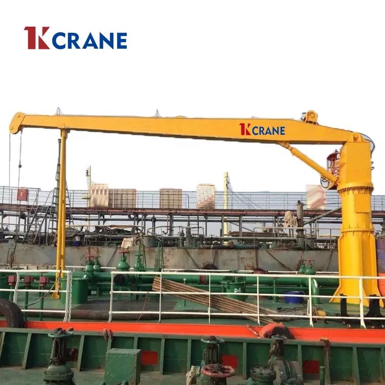 China Manufacturer Ship/Boat/Marine Luffing Cantilever Swing Arm Jib Crane