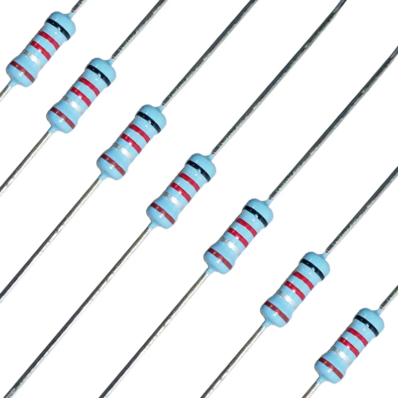MOF type Fixed Resistor high quality Metal Oxide Resistor,Precision Resistor,Metal Oxide passive component resistance from QCR