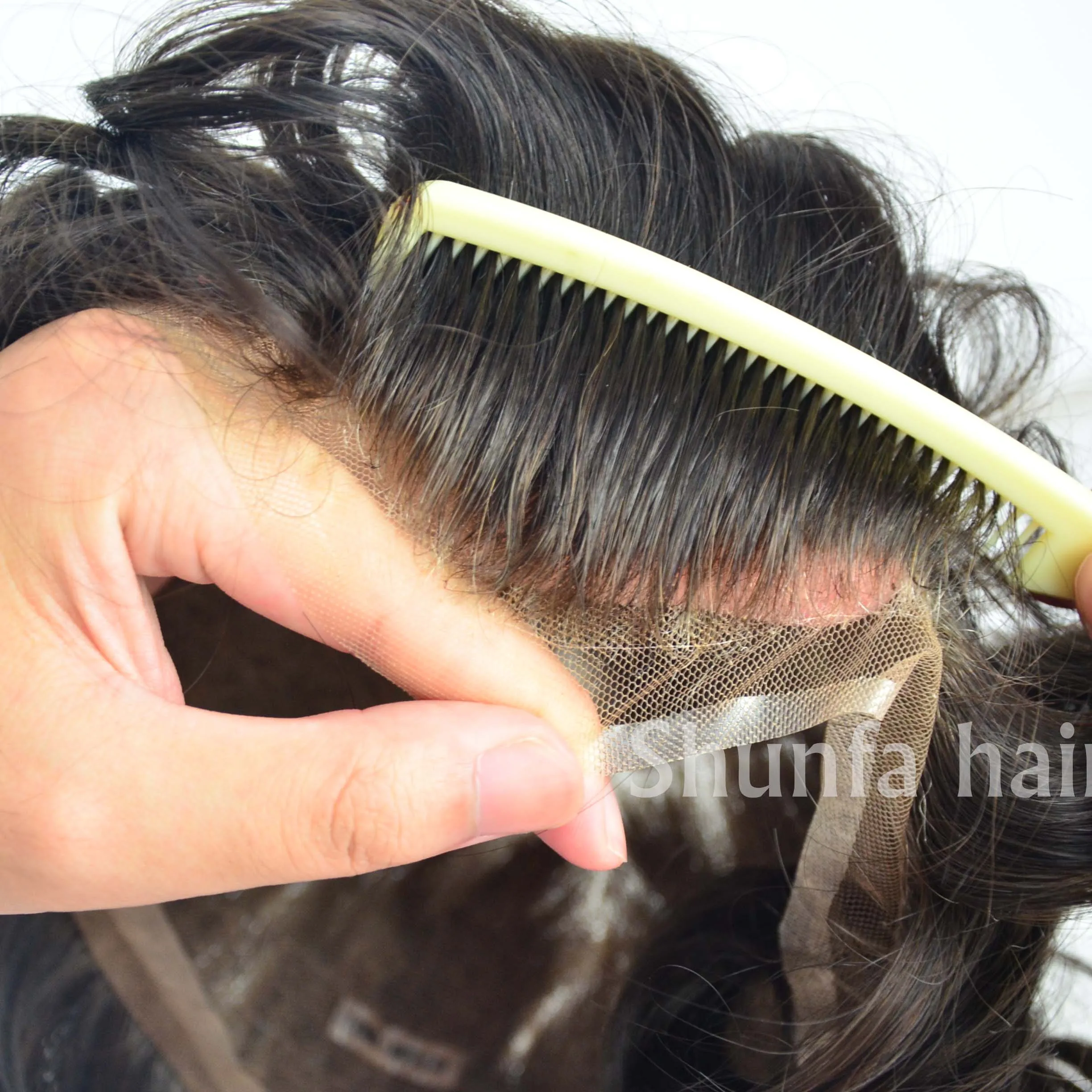 Suppliers of Hairpieces, Toupees and full head Wigs,swiss lace human hair mens toupees