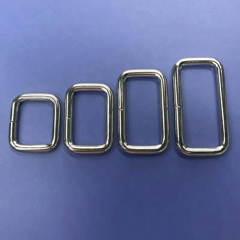 High Quality zinc alloy hardware of square ring metal buckle
