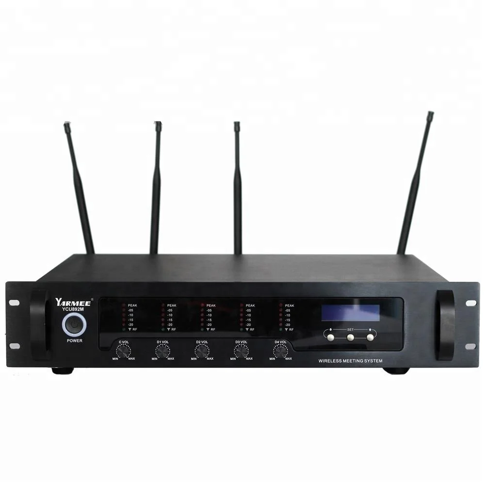  Профессиональный UHF беспроводной настольный микрофон для конференц-связи/YARMEE Цифровая беспроводная система