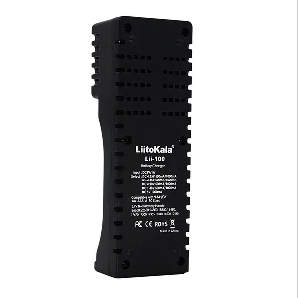 Li-ion battery charger LiitoKala charger Liitokala Lii-100 18650 battery charger