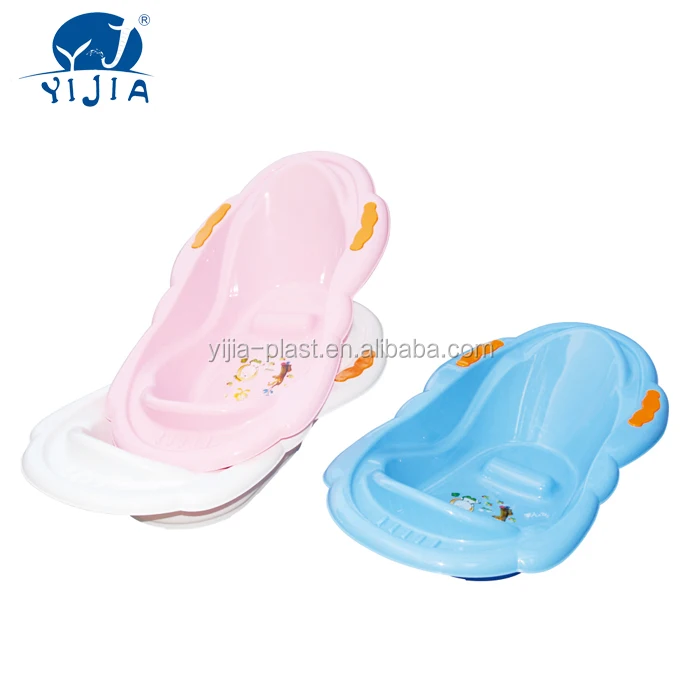 Baby Bath Tub Baby Tub with Drainer Kids Bath Tub Baby Bath Basin with Drain Hole