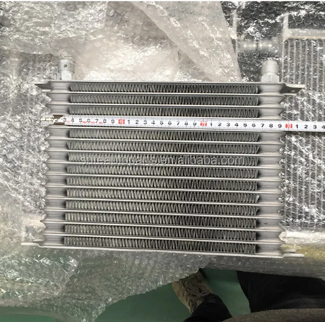 All Aluminum Trust Type 15 Rows Engine Transmission Oil Cooler