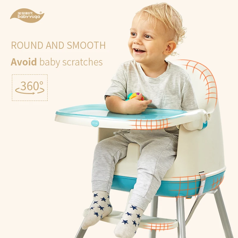 
Eco-friendly Infant Baby Dinning High Chair Baby Feeding Highchair 