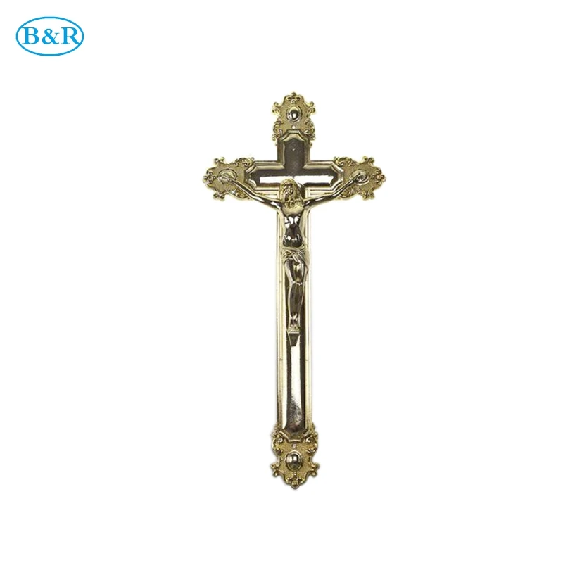 DP021Funeral coffin accessories plastic crucifix manufacturer