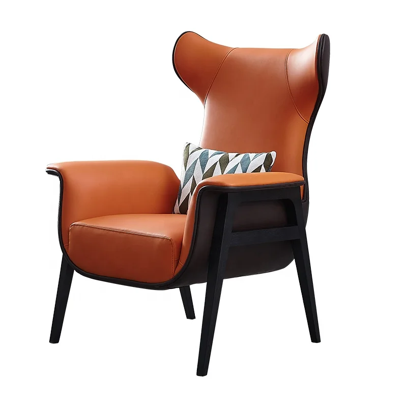 Изысканная североевропейская ткань в стиле благородности и твердый деревянный стул для гостиной