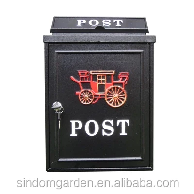 Sindom New Design Outdoor Wall Mount Residential Aluminium Mailbox