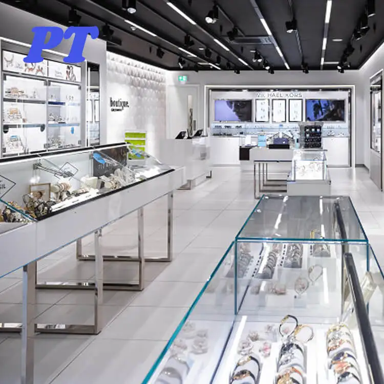 Modern Design Wood Sunglass Display Showcase For Optical Shop