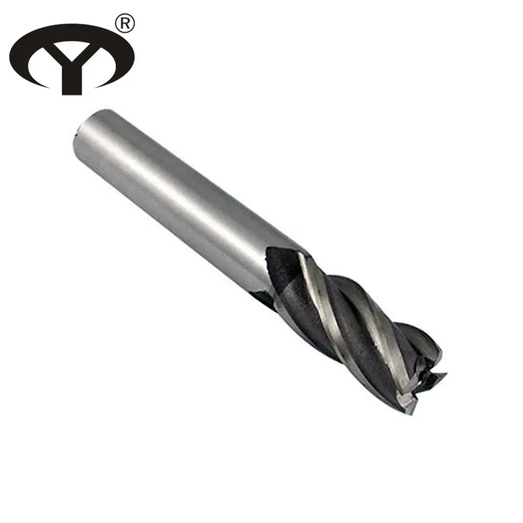 HSS M2/M35 4 flutes straight shank end mills