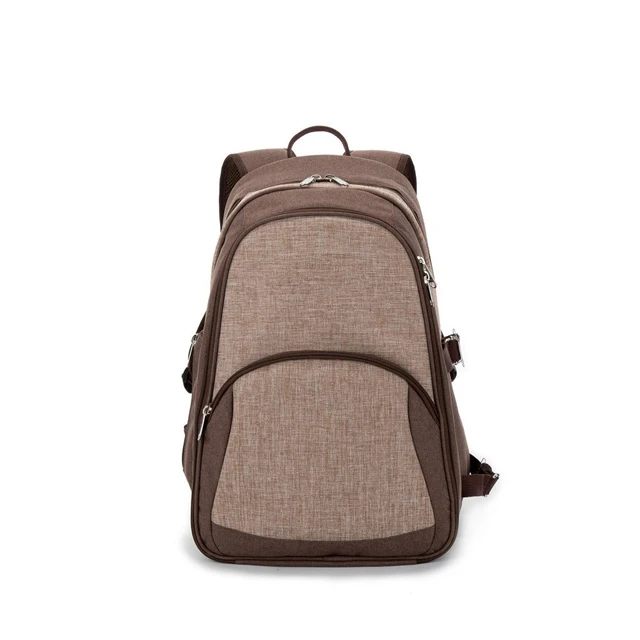 Picnic Backpack Bag with Insulated Cooler Compartment for 2 Person