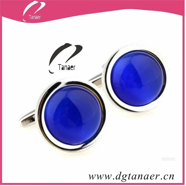 муёчины аксессуар голубой опал запонки