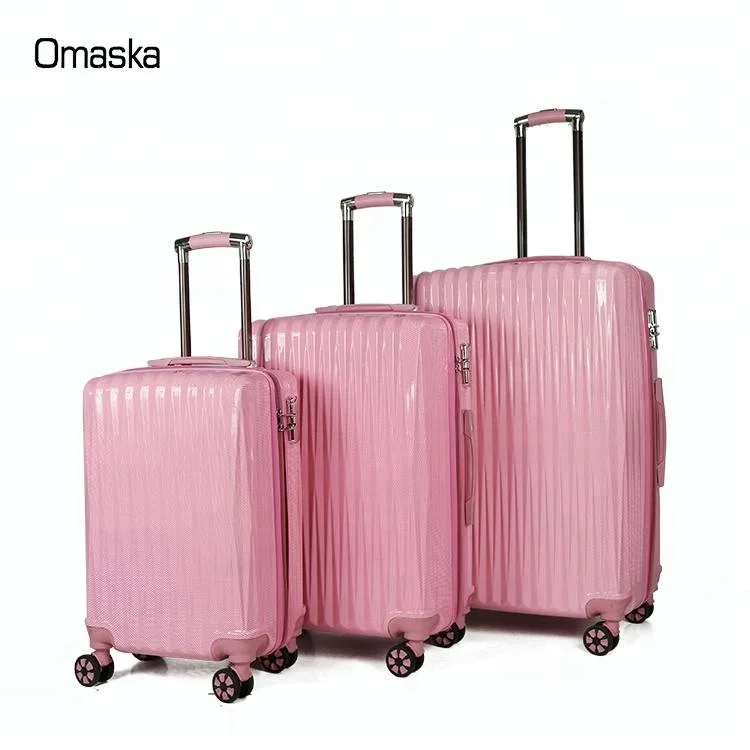 3 предмета в комплекте Жесткий Чехол для багажа на складе чемоданов колесиках PC чемодан цены по прейскуранту