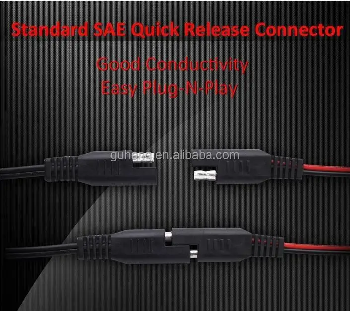 SAE to USB Cable Adapter Waterproof USB Charger Quick 2.1A Port with Inline Fuse for Motorcycle Cellphone Tablet GPS and More