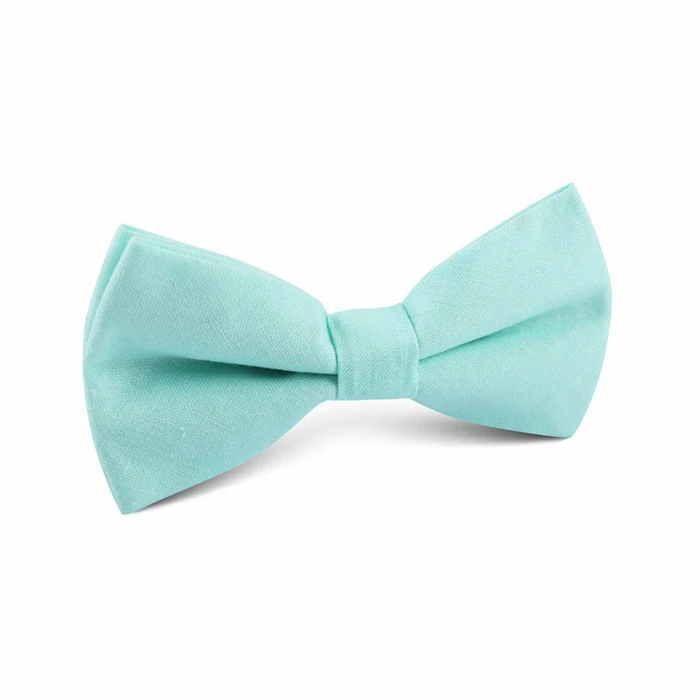 Colorful Linen Bow Tie for Young Men Fashion Silk Woven Linen Bow Tie Custom Bow Tie in Good Quality 100% Linen Plain Dyed