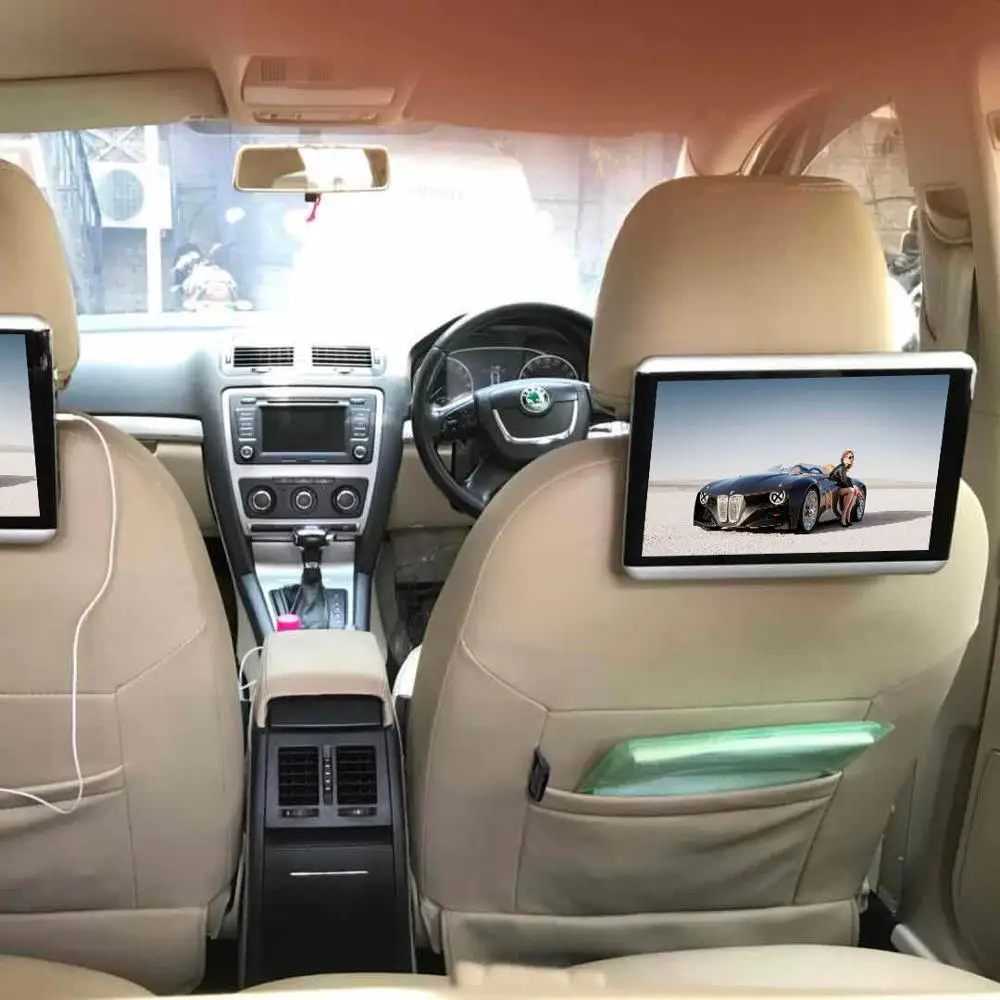 Universal 10.6-inch Car High Definition Monitor with Adjustable Angle Holder and High definition panel 1920(W)**(RGB)*1200(H)