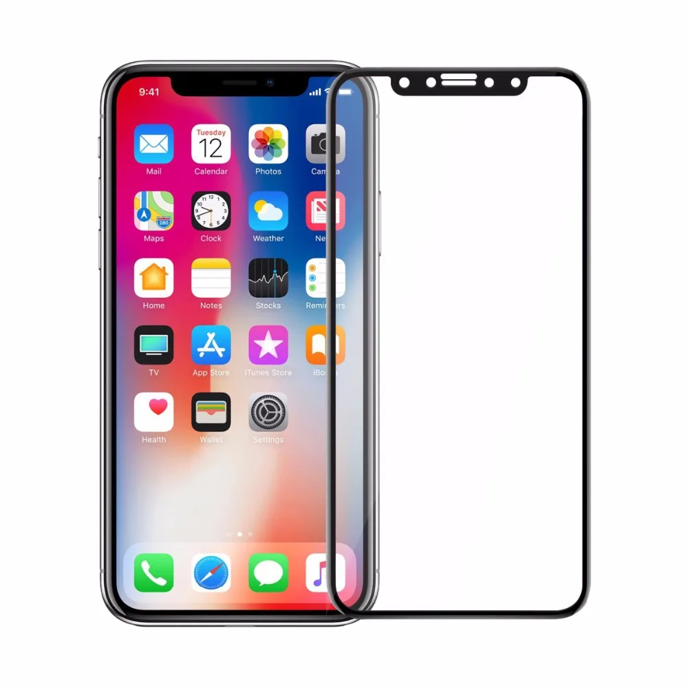 Акция! Для iphone 8 Ultra Clear 9 H царапинам 0.3 мм 3D изогнутые Gorilla Закаленное стекло-экран протектор для iphone8