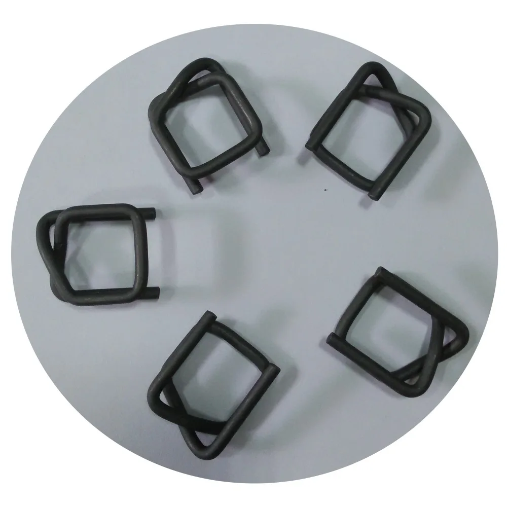 Hot Sale  Phosphated Steel Wire Buckles for Packaging Polyester Strap