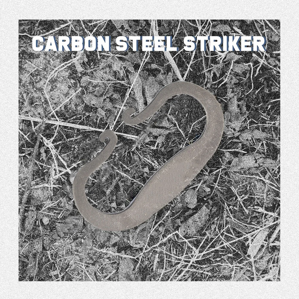High Carbon Steel Striker Flint Steel Striker Outdoor Emergency Fire Starter Fire Striker