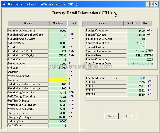 RFNT2 Universal Laptop Battery Charger Tester Laptop battery repair tool