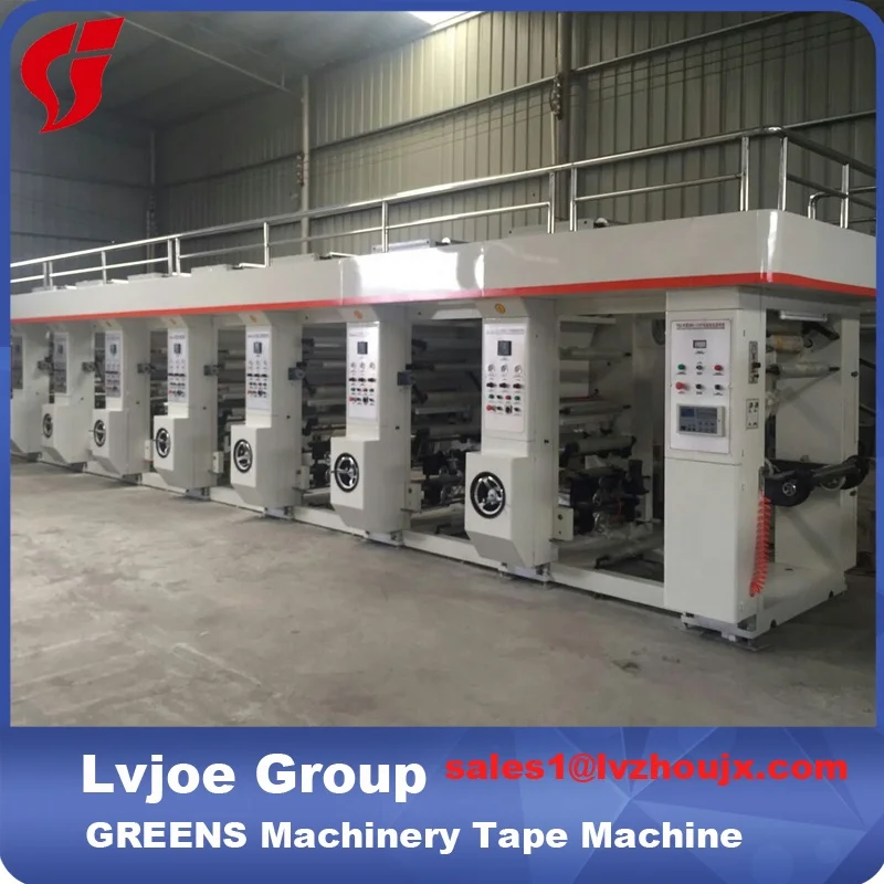 Fully Automatic Computerized Color Register Rotogravure/Gravure Printing Machine