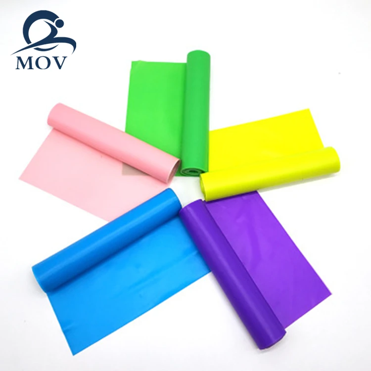 Resistance Tape Fitness Yoga Stretch Elastic Slimming latex Yoga Band
