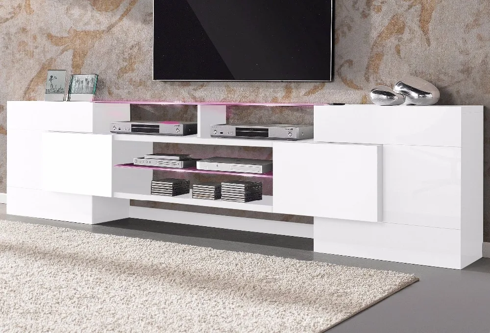 2023 Hot Selling Wood Modern TV Stand Showcase TV Cabinet for Living Room