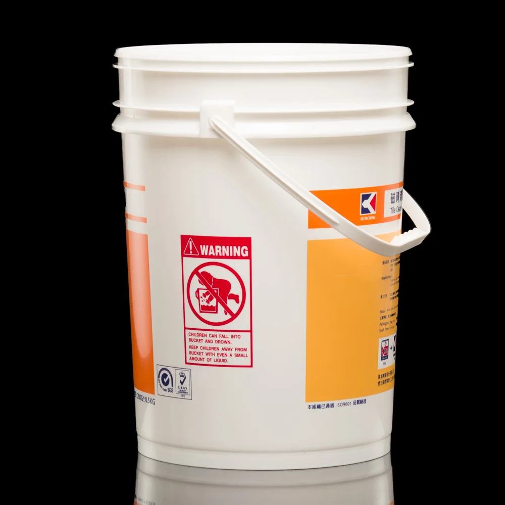 20 to 23l polypropylene plastic bucket with lid