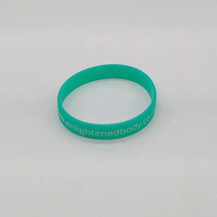Custom Flag Silicone Bracelet Wristband Debossed Logo Custom Personalized Bracelet