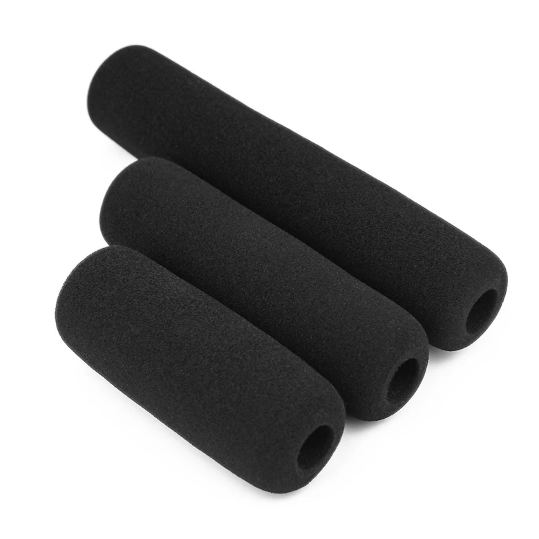 High Quality Black Customized Sponge Cover Headset Microphone Foam