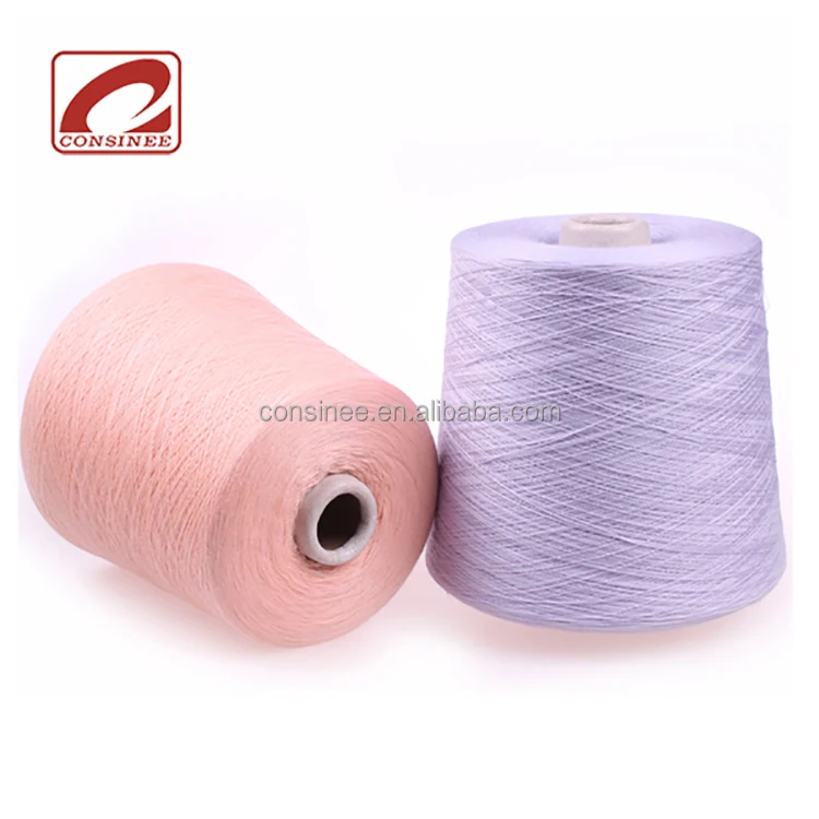 Consinee stock service 90% Mer.Wool 10% Cashmere worsted spun yarn
