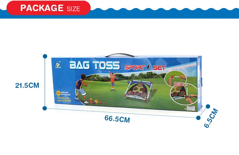 Best gift outdoor kids sport 6 sandbags toss game with sand bag