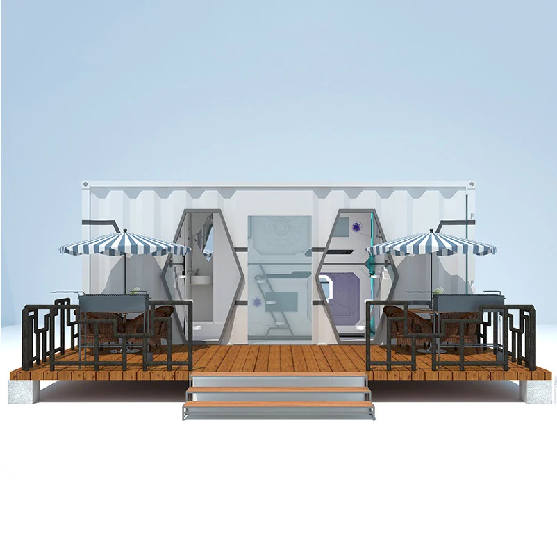 STARSDOVE Capsule shaped Hotel Container with bathroom capsule sleeping pods for outdoor living