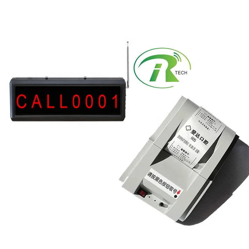 Hot Simple queue ticket dispenser_LED counter display_Callpads_simple queue management system for bank/for clinic