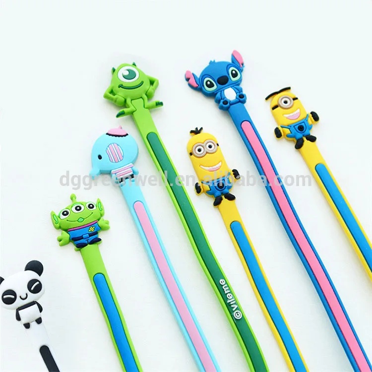 Easy-carry  cartoon  BUBM USB Wire Fixer Cord Cable Clips Organizer /earphone  cable winder