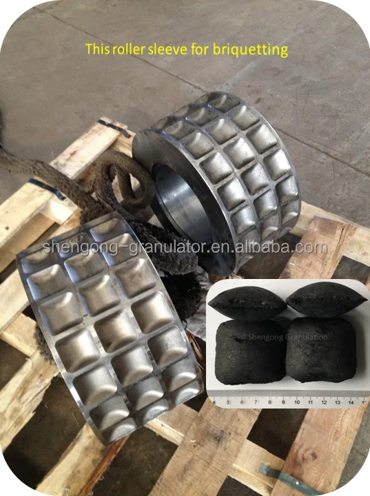 Chemicals mineral ore powder steel slag dry powder double roller compression