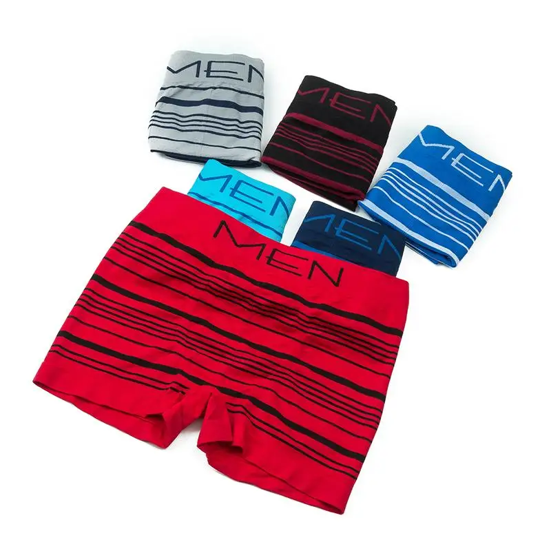 Бамбуковые трусы-боксеры из хлопка, Бесшовные Мужские трусы-боксеры больших размеров, оптовая продажа