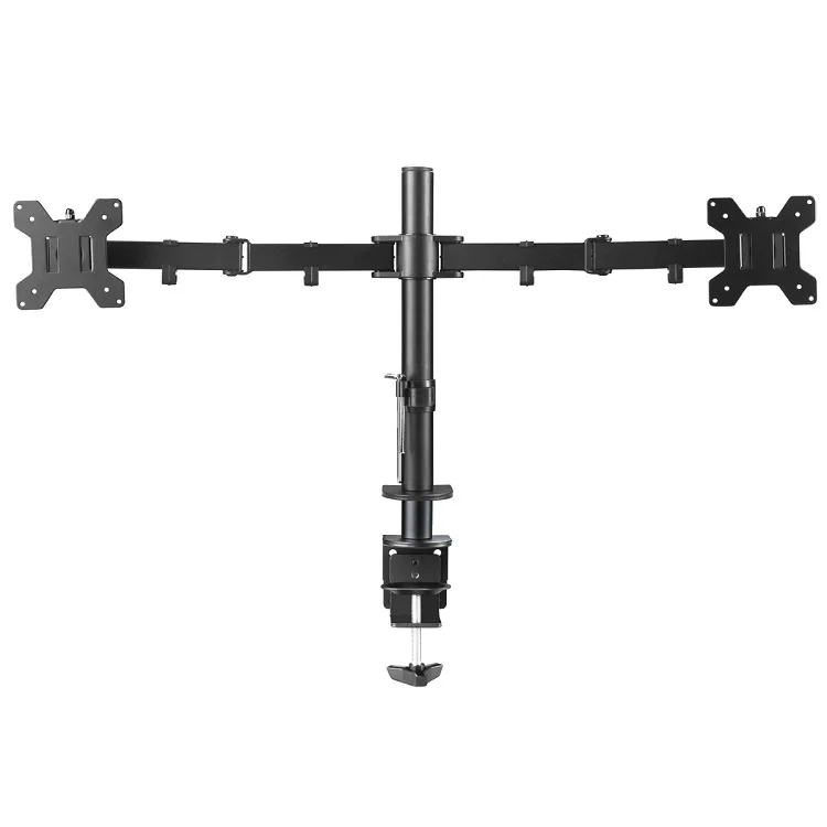 New Metal Desktop Dual Lcd Stand Monitor Mount