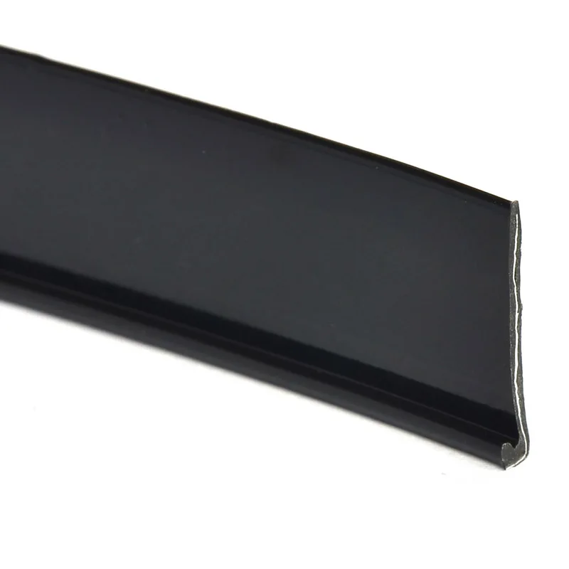 Aluminum channel letter trim cap plastic strip plastic channel letter trim cap