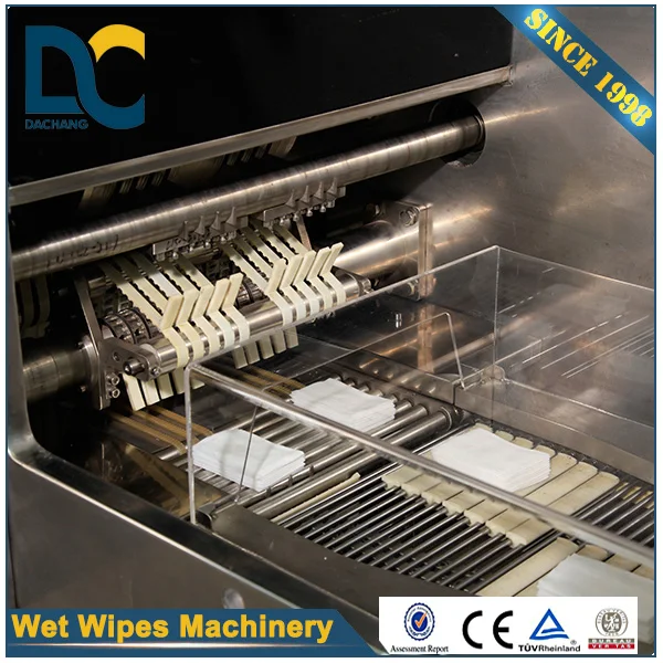 Wet Wipe Folding and Packing Machine Pocket Wet Tissue Machine Engineers Available to Service Machinery Overseas 5-30pcs/pack CE