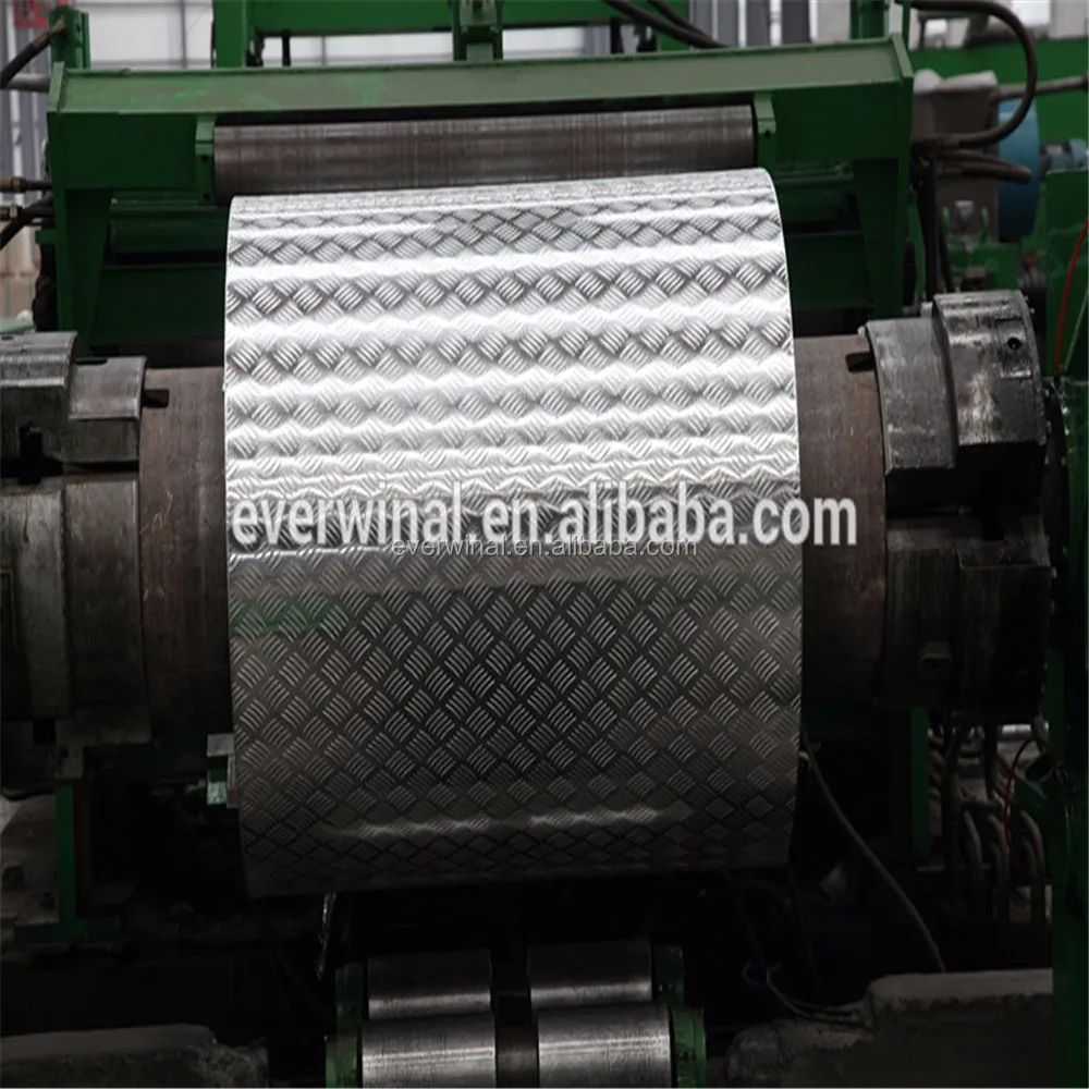 high quality 5052 O aluminum embossed plate/sheet for platform