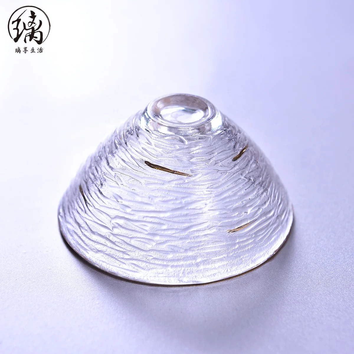 
Small Rounded Handmade Borosilicate Mini Glass Tea Cup 