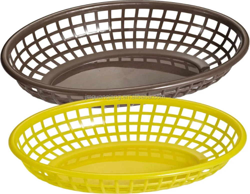 Fashionable Colorful High Quality Plastic Fast Food Basket