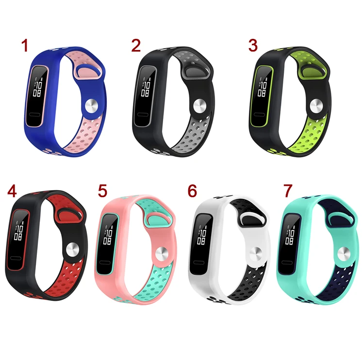 HUAMJ New items for Huawei Honor 3 4 watch bands silicone smart watch straps band watch for honor band 5 strap