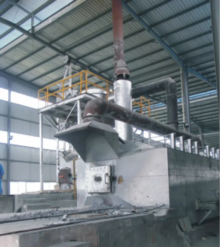 Алюминиевый стержень непрерывного литья и прокатки машины