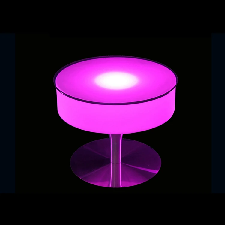 
Remote Control Bar KTV Led Table Long Square Tea Table 