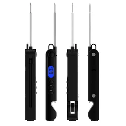 Цифровой складной термометр для приготовления пищи, барбекю, мгновенного считывания мяса