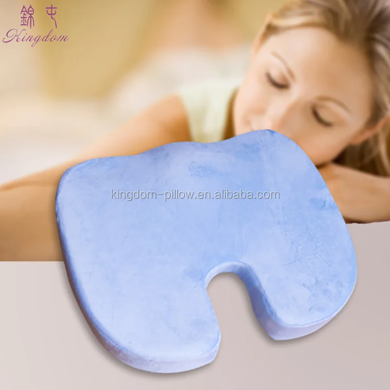 Blood Circulation Memory Foam Office Chair Seat Cushion, Elderly Coccyx Seat Cushion, Hemorrhoid Foam Seat Cushion for Office