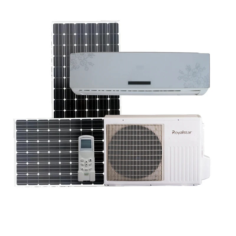 AC DC Dual Power Solar absorption Hybrid Air Conditioner wholesale 9000 18000 24000 Btu with best price