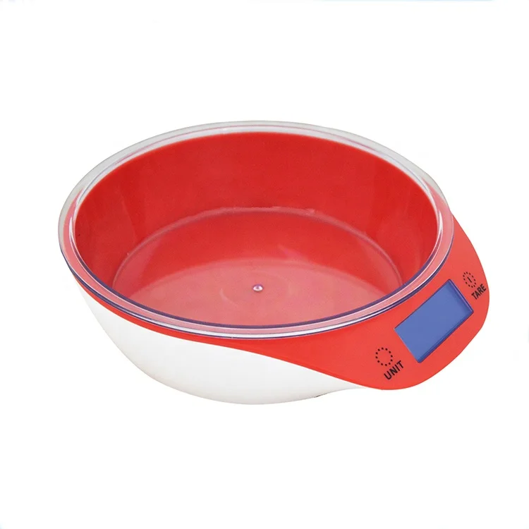 HOT Electronic weighing food scale Digital Kitchen Fruit Scale with bowl PT-2506